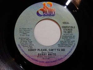 Barry White - Honey Please, Can't Ya See / (Instrumental) (7inch-Vinyl Record/Used)