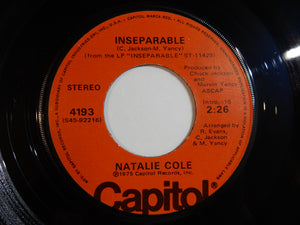 Natalie Cole - Inseparable / How Come You Won't Stay Here (7inch-Vinyl Record/Used)