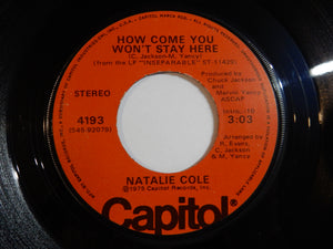 Natalie Cole - Inseparable / How Come You Won't Stay Here (7inch-Vinyl Record/Used)