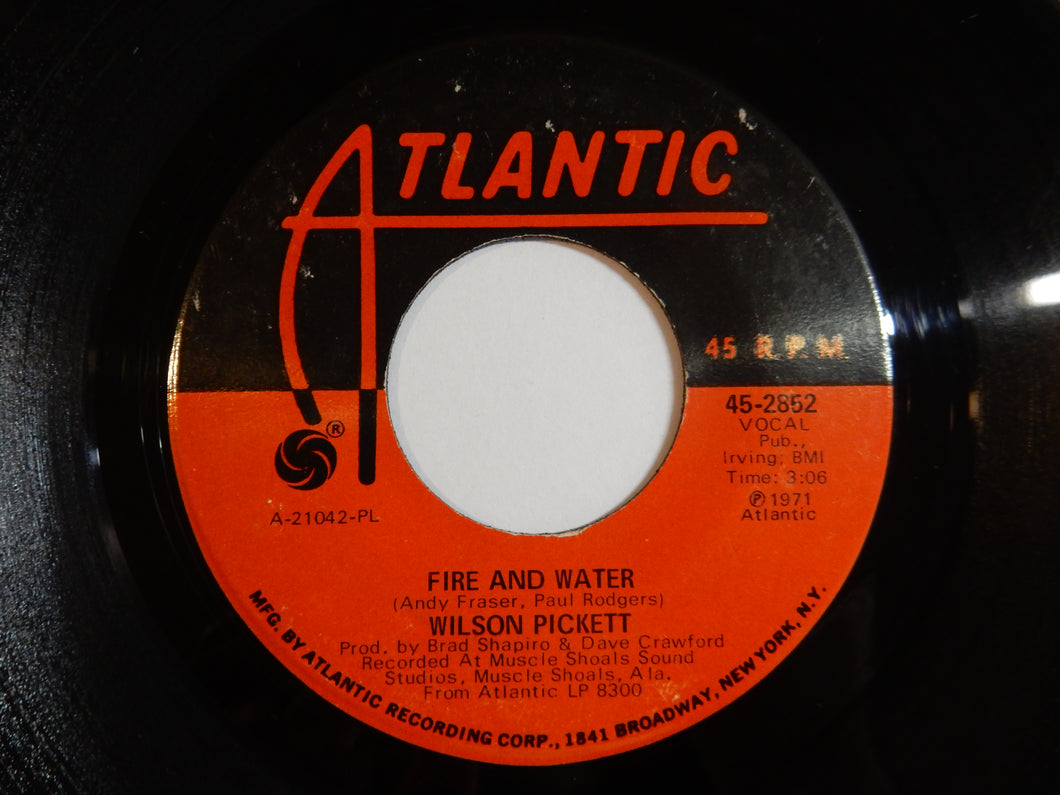 Wilson Pickett - Fire And Water / Pledging My Love (7inch-Vinyl Record/Used)