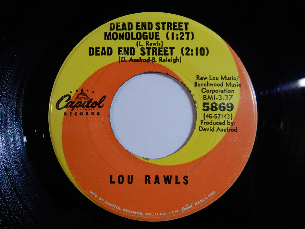 Lou Rawls - Dead End Street / Yes It Hurts - Doesn't It (7inch-Vinyl Record/Used)