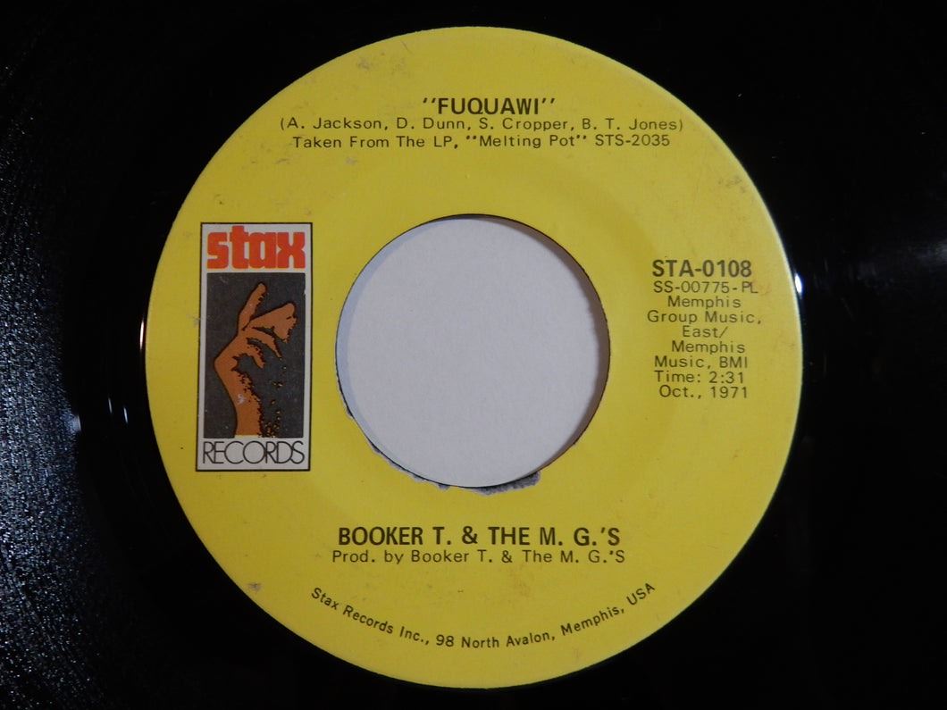 Booker T & The MG's - Fuquawi / Jamaica This Morning (7inch-Vinyl Record/Used)