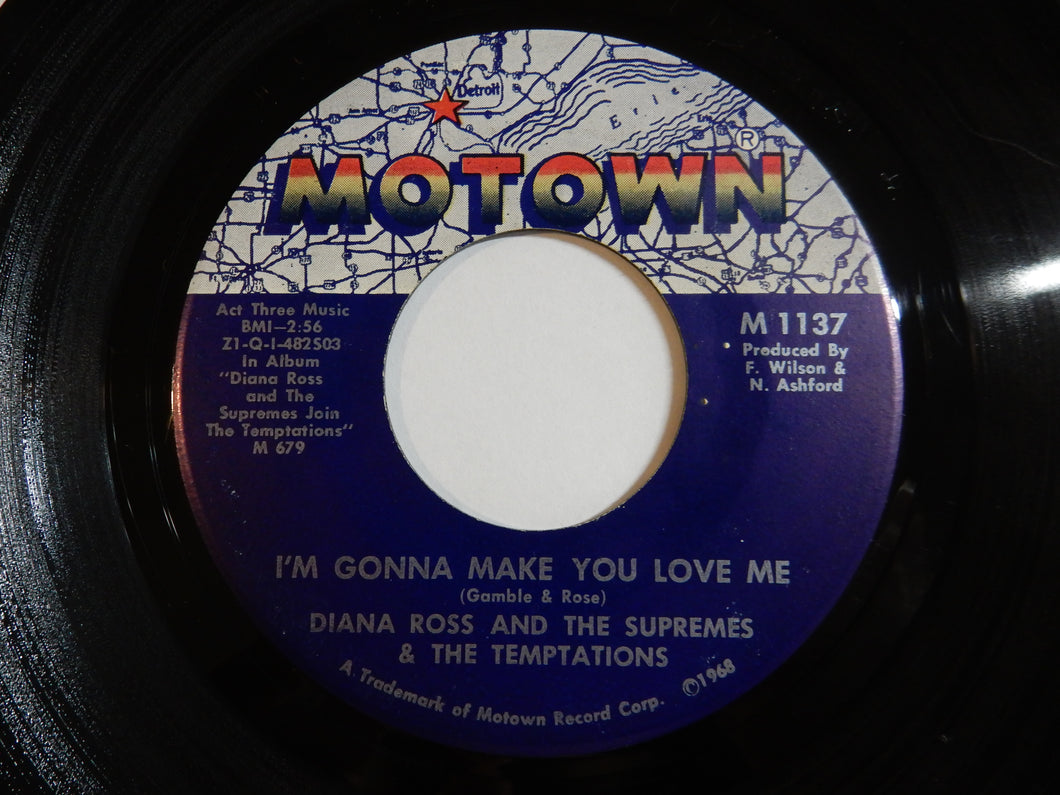 Diana Ross, Supremes, Temptations - I'm Gonna Make You Love Me / A Place In The Sun (7inch-Vinyl Record/Used)