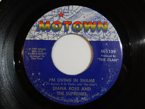 Diana Ross, Supremes - I'm Living In Shame / I'm So Glad I Got Somebody (Like You Around) (7inch-Vinyl Record/Used)