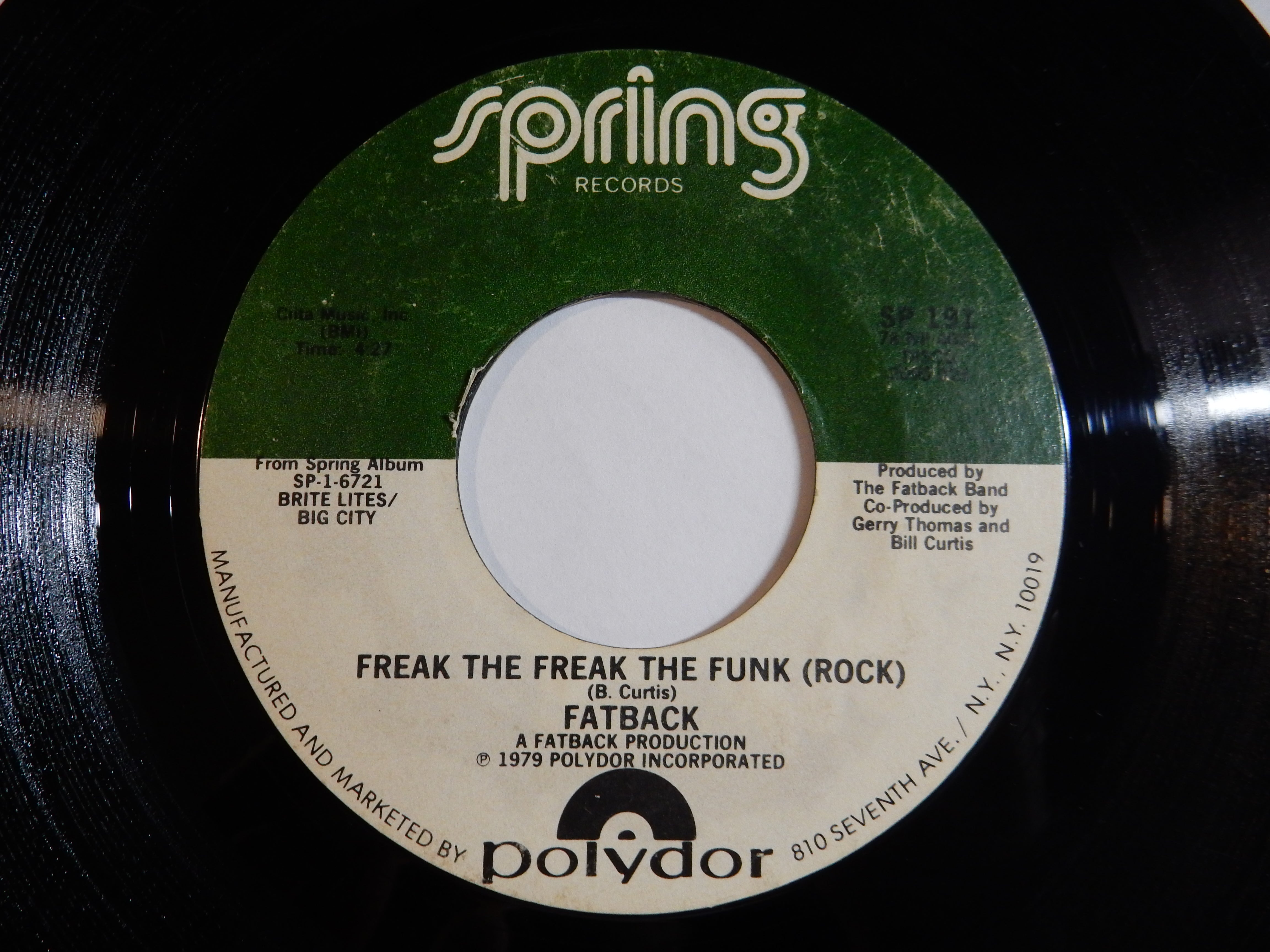 fatback band freak the freak the funk レコード