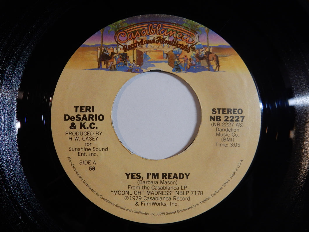 Teri Desario, KC - Yes, I'm Ready / With Your Love (7inch-Vinyl Record/Used)