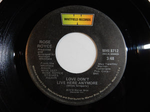 Rose Royce - Love Don't Live Here Anymore / That's What's Wrong With Me (Edit) (7inch-Vinyl Record/Used)