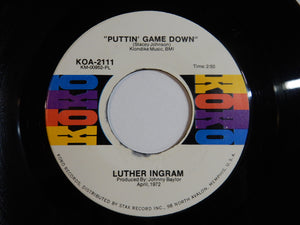 Luther Ingram - (If Loving You Is Wrong) I Don't Want To Be Right / Puttin' Game Down (7inch-Vinyl Record/Used)