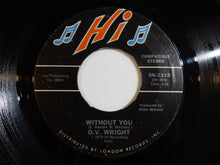 画像をギャラリービューアに読み込む, O.V. Wright - Rhymes / Without You (7inch-Vinyl Record/Used)
