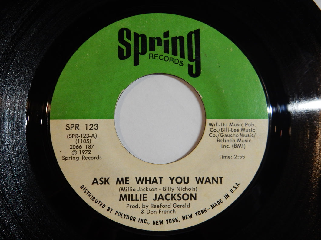Millie Jackson - Ask Me What You Want / I Just Can't Stand It (7inch-Vinyl Record/Used)