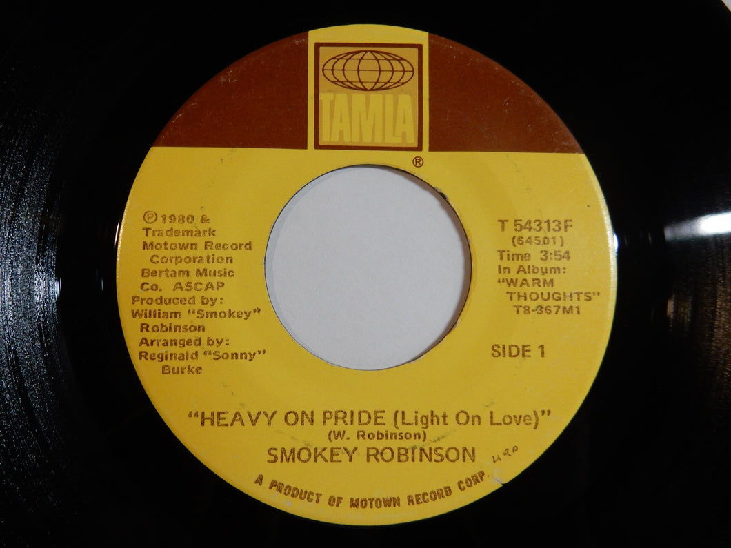 Smokey Robinson - Heavy On Pride (Light On Love) / I Love The Nearness Of You (7inch-Vinyl Record/Used)