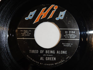 Al Green - Tired Of Being Alone / Get Back Baby (7inch-Vinyl Record/Used)