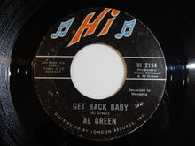 画像をギャラリービューアに読み込む, Al Green - Tired Of Being Alone / Get Back Baby (7inch-Vinyl Record/Used)
