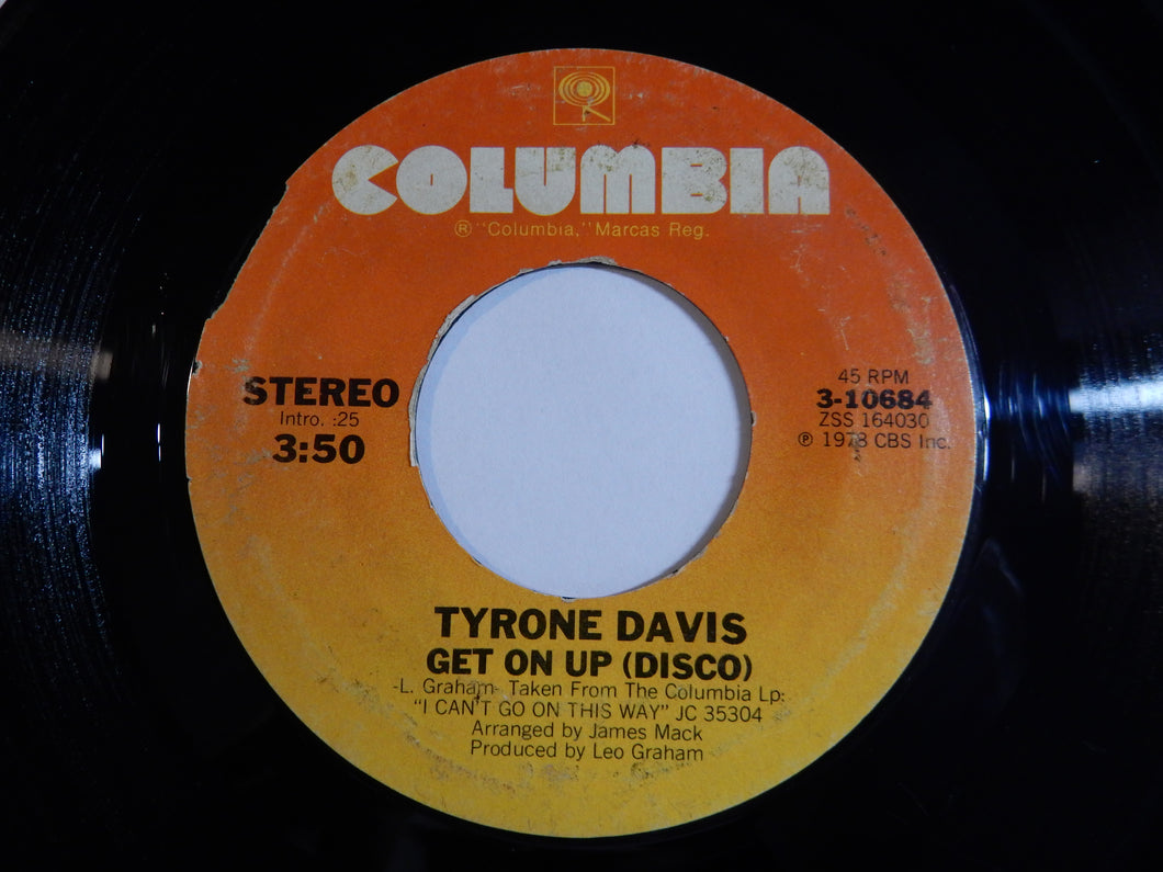 Tyrone Davis - Get On Up (Disco) / It's You, It's You (7inch-Vinyl Record/Used)