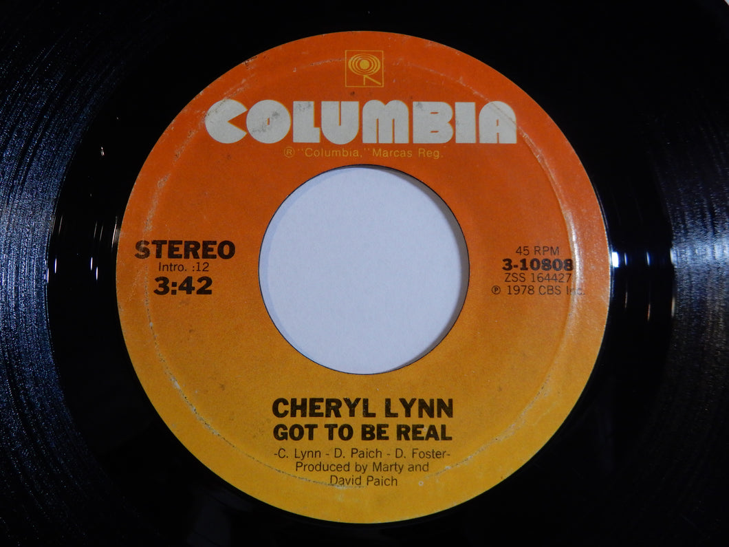 Cheryl Lynn - Got To Be Real / Come In From The Rain (7inch-Vinyl Record/Used)