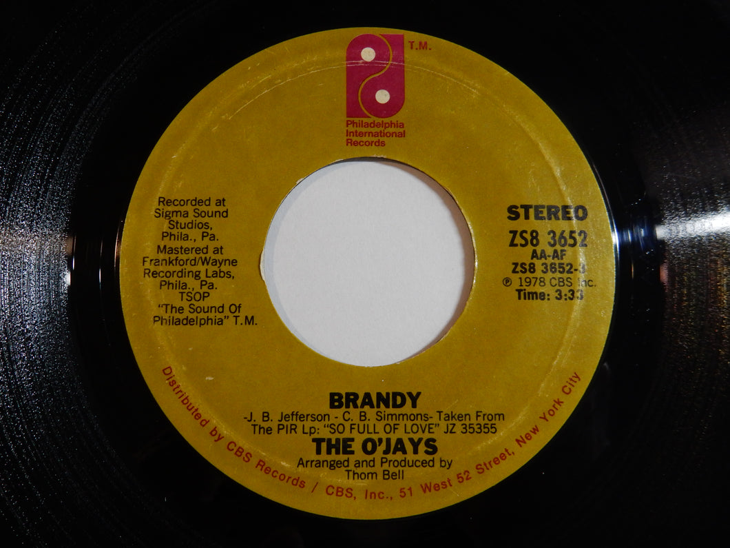 O'Jays - Brandy / Take Me To The Stars (7inch-Vinyl Record/Used)