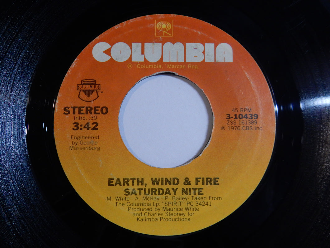 Earth, Wind & Fire - Saturday Nite / Departure (7inch-Vinyl Record/Used)