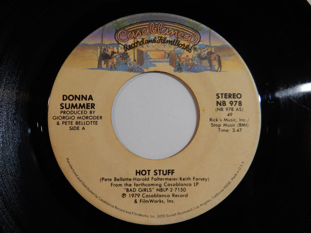 Donna Summer - Hot Stuff / Journey To The Centre Of Your Heart (7inch-Vinyl Record/Used)