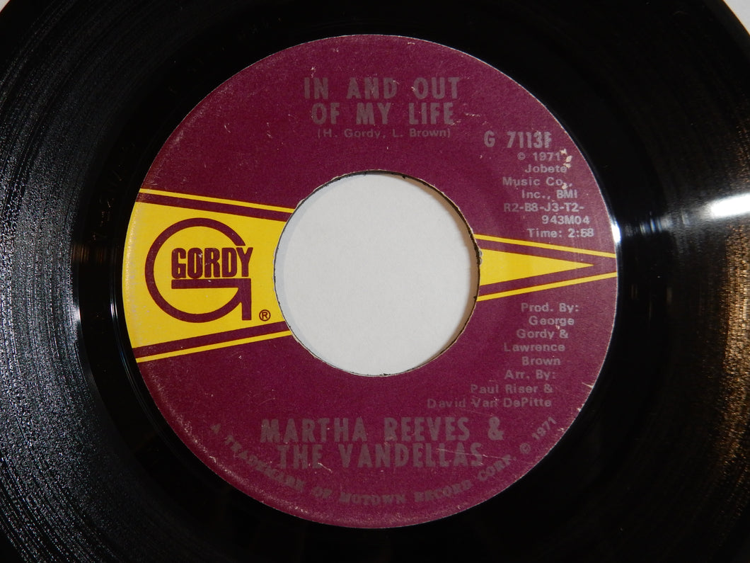 Martha Reeves & The Vandellas - In And Out Of My Life / Your Love Makes It All Worthwhile (7inch-Vinyl Record/Used)