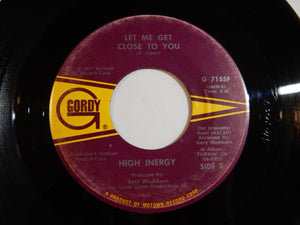 High Inergy - You Can't Turn Me Off (In The Middle Of Turning Me On) / Let Me Get Close To You (7inch-Vinyl Record/Used)