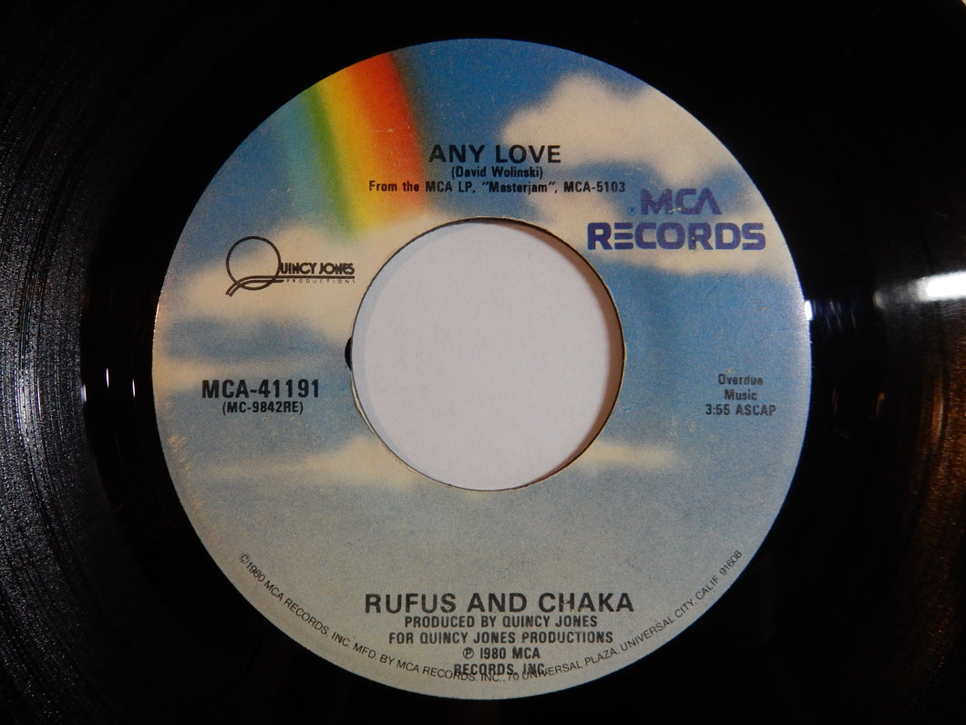 Rufus & Chaka Khan - Any Love / What Am I Missing? (7inch-Vinyl Record/Used)