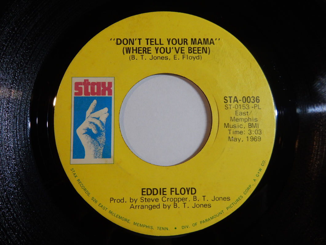 Eddie Floyd - Don't Tell Your Mama (Where You've Been) / Consider Me (7inch-Vinyl Record/Used)