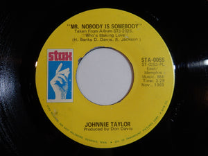 Johnnie Taylor - Love Bones / Mr. Nobody Is Somebody (7inch-Vinyl Record/Used)