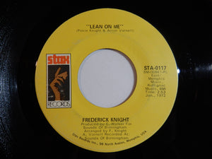 Frederick Knight - Lean On Me / I've Been Lonely For So Long (7inch-Vinyl Record/Used)