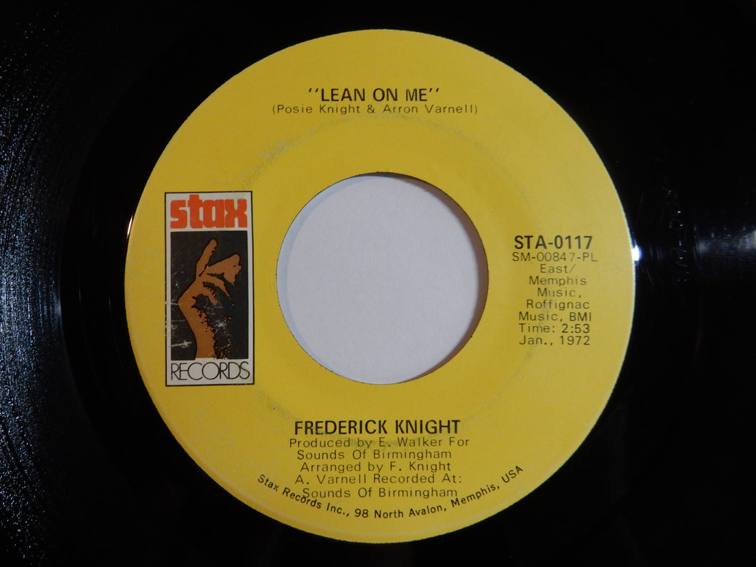 Frederick Knight - Lean On Me / I've Been Lonely For So Long (7inch-Vinyl Record/Used)