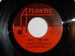 Aretha Franklin - Baby I Love You / Going Down Slow (7inch-Vinyl Record/Used)