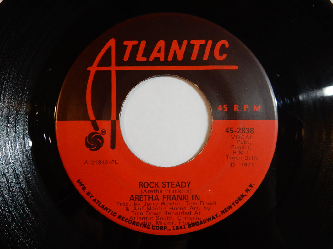 Aretha Franklin - Rock Steady / Oh Me Oh My (I'm A Fool For You Baby) (7inch-Vinyl Record/Used)