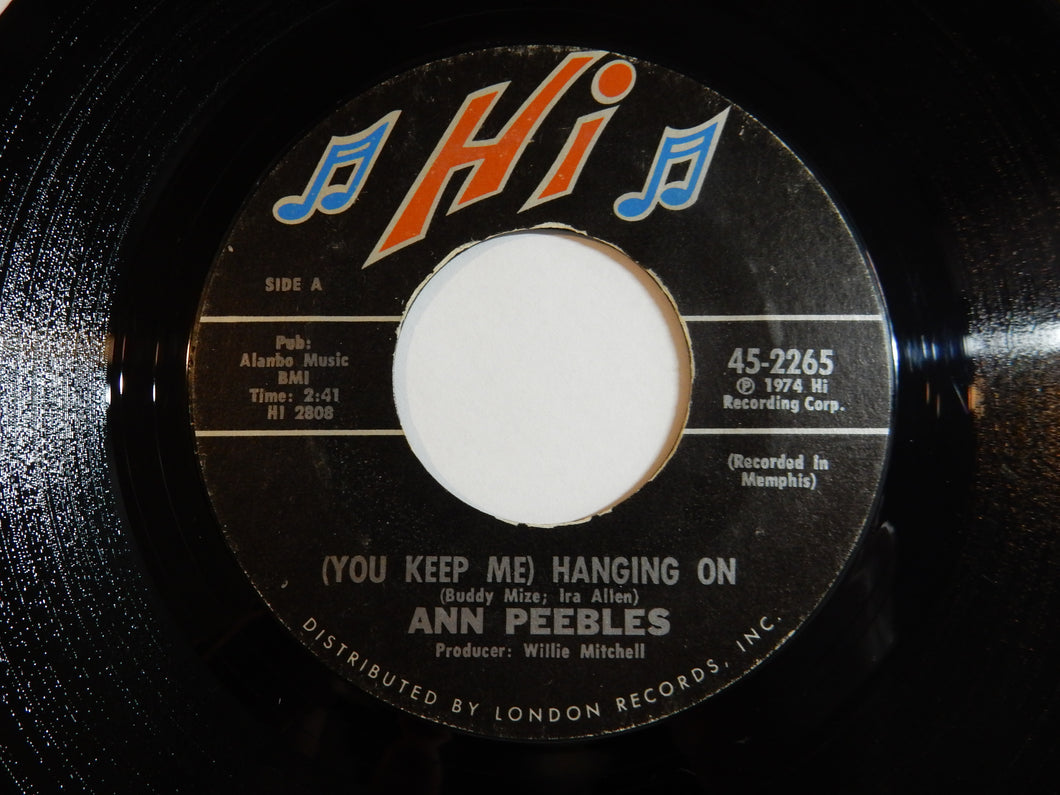 Ann Peebles - (You Keep Me) Hangin' On / Heartaches, Heartaches (7inch-Vinyl Record/Used)