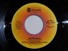 画像をギャラリービューアに読み込む, Rufus &amp; Chaka Khan - At Midnight (My Love Will Lift You Up) / Better Days (7inch-Vinyl Record/Used)
