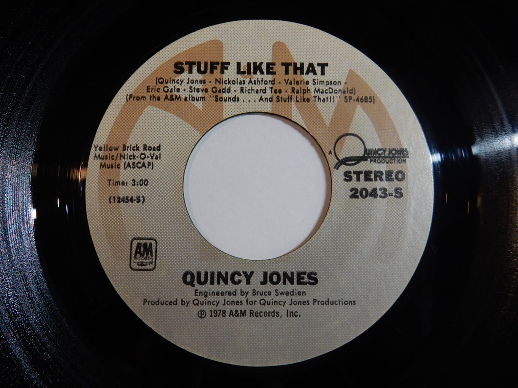 Quincy Jones - Stuff Like That / There's A Train Leavin' (7inch-Vinyl Record/Used)