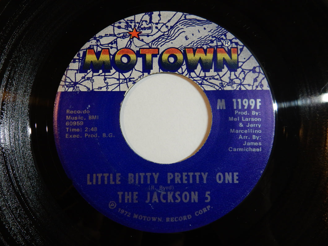 Jackson 5 - Little Bitty Pretty One / If I Have To Move A Mountain (7inch-Vinyl Record/Used)