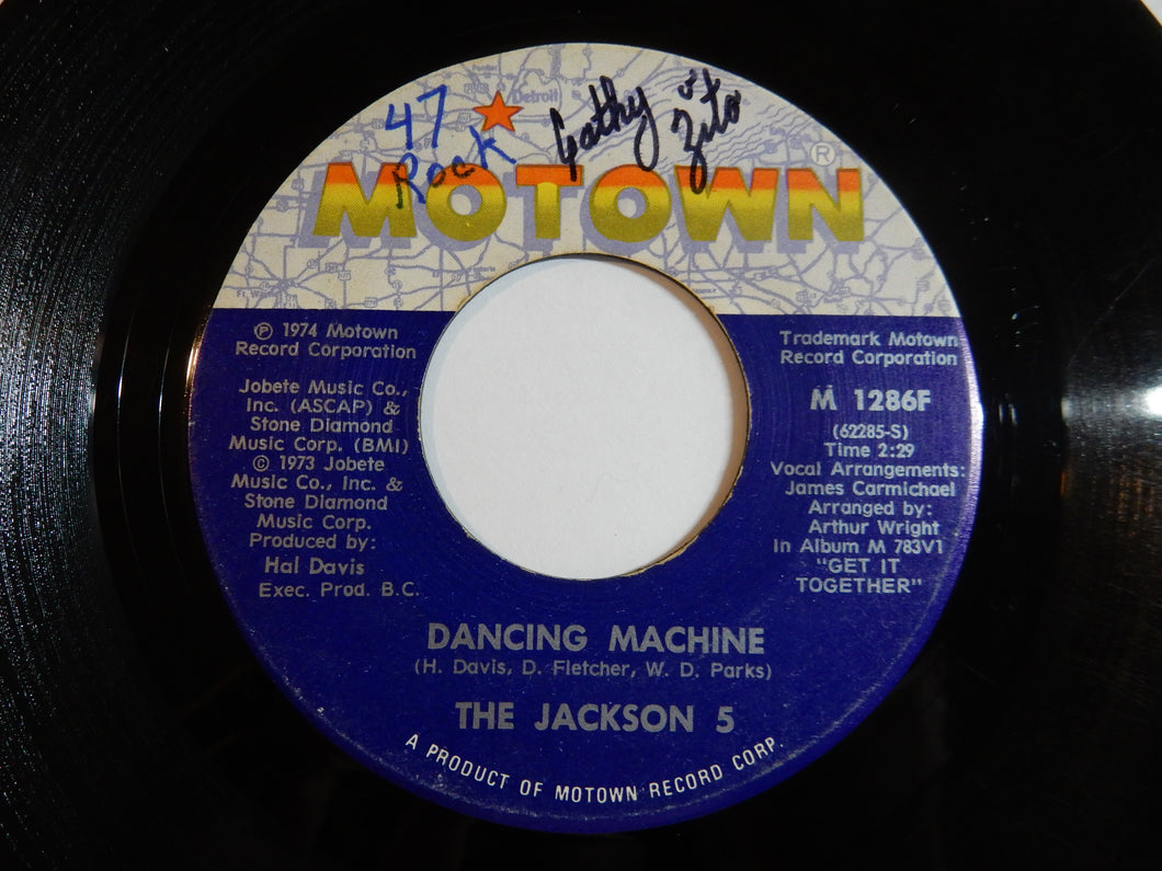 Jackson 5 - Dancing Machine / It's Too Late To Change The Time (7inch-Vinyl Record/Used)