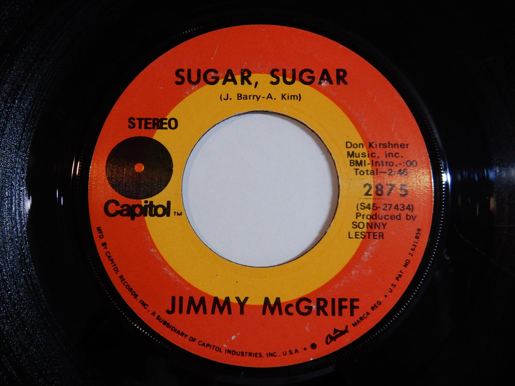 Jimmy McGriff - Sugar, Sugar / Fat Cakes (7inch-Vinyl Record/Used)