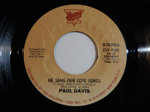 Paul Davis - Do Right / He Sang Our Love Songs (7inch-Vinyl Record/Used)