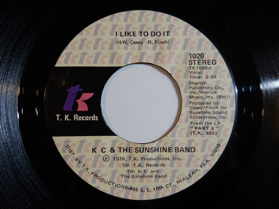 KC & The Sunshine Band - I Like To Do It / Come On In (7inch-Vinyl Record/Used)