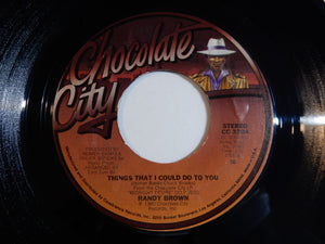 Randy Brown - We Ought To Be Doin' It / Things That I Could Do To You (7inch-Vinyl Record/Used)