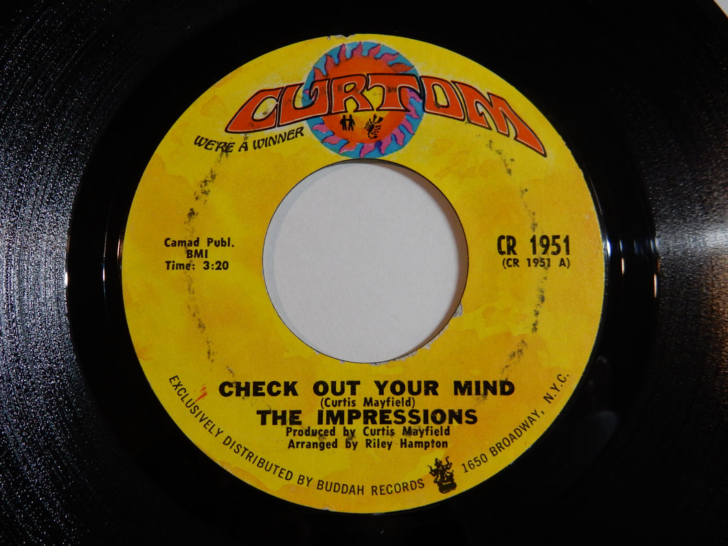 Impressions - Check Out Your Mind / Can't You See (7inch-Vinyl Record/Used)