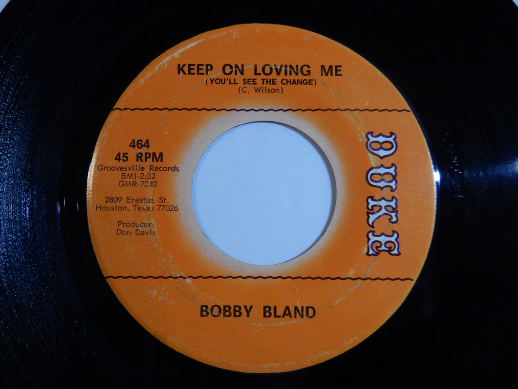 Bobby Bland - Keep On Loving Me (You'll See The Change) / I've Just Got To Forget About You (7inch-Vinyl Record/Used)