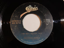 Load image into Gallery viewer, George Jones - I&#39;m Not Ready Yet / Garage Sale Today (7inch-Vinyl Record/Used)
