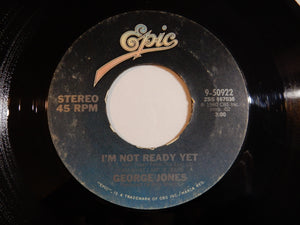 George Jones - I'm Not Ready Yet / Garage Sale Today (7inch-Vinyl Record/Used)