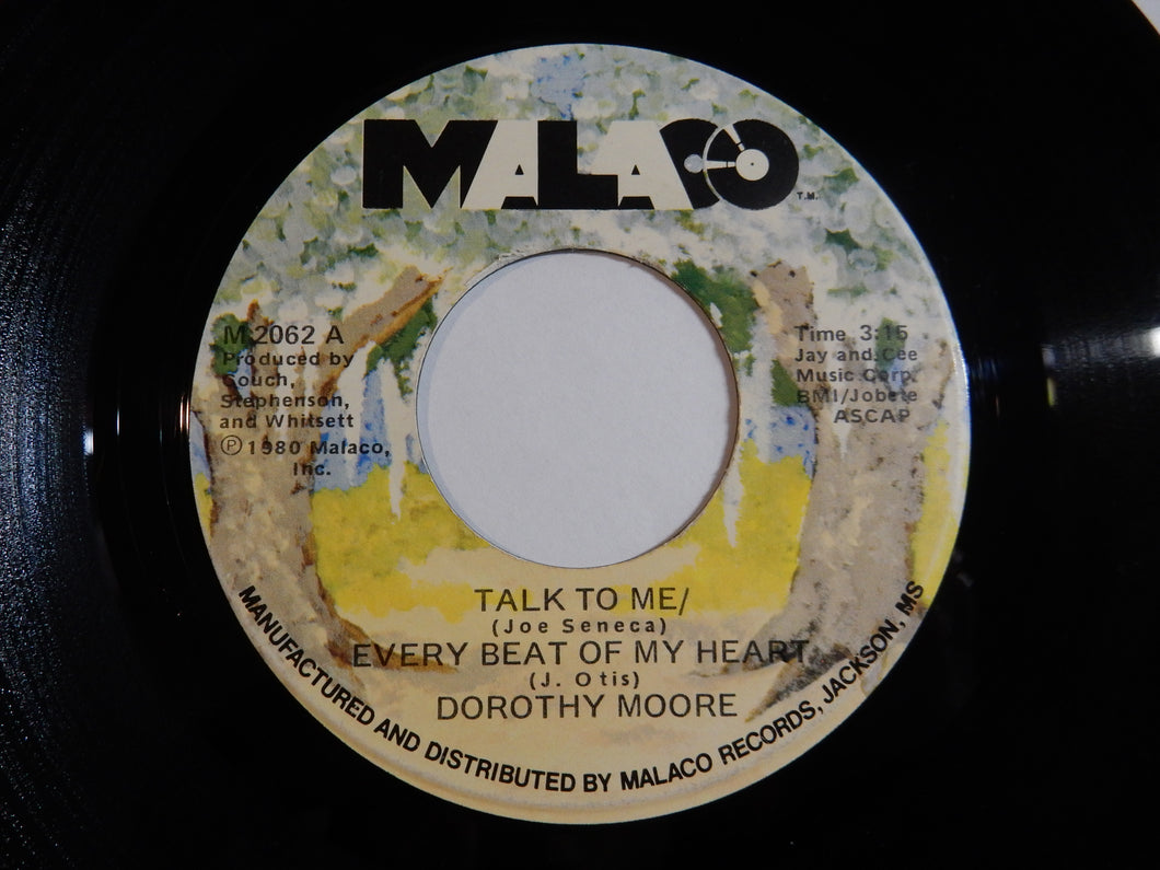 Dorothy Moore - Talk To Me / Every Beat Of My Heart (7inch-Vinyl Record/Used)