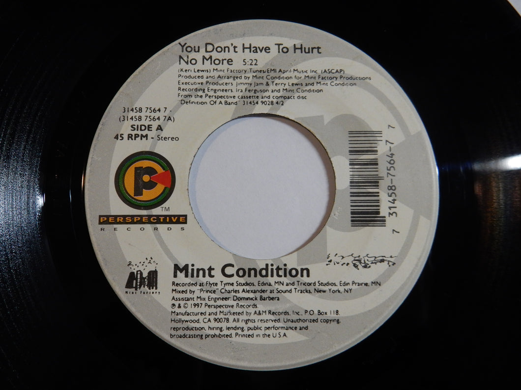 Mint Condition - You Don't Have To Hurt No More / What Kind Of Man Would I Be (7inch-Vinyl Record/Used)