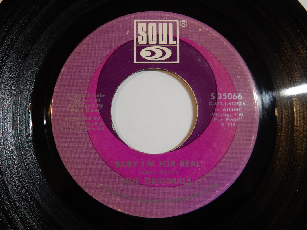 Originals - Baby I'm For Real / Moment Of Truth (7inch-Vinyl Record/Used)