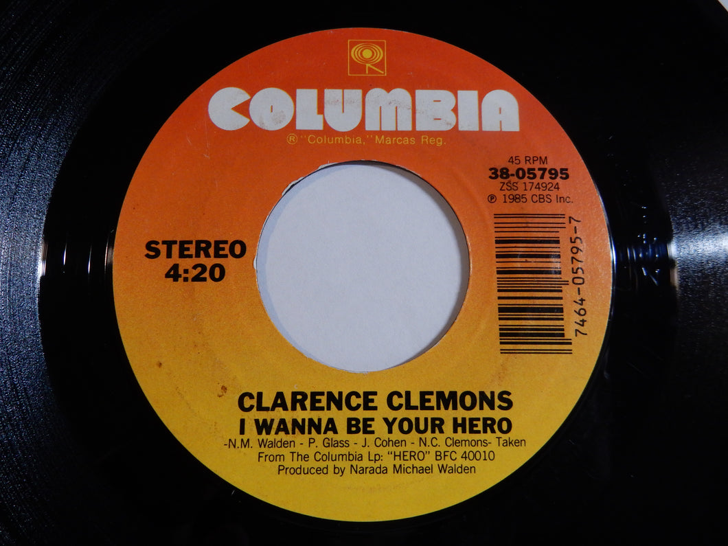 Clarence Clemons - I Wanna Be Your Hero / Summer On Signal Hill (7inch-Vinyl Record/Used)