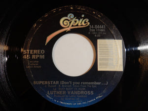 Luther Vandross - Superstar (Don't You Remember...) / I Wanted Your Love (7inch-Vinyl Record/Used)