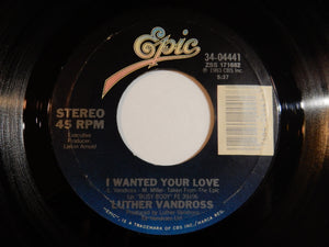 Luther Vandross - Superstar (Don't You Remember...) / I Wanted Your Love (7inch-Vinyl Record/Used)